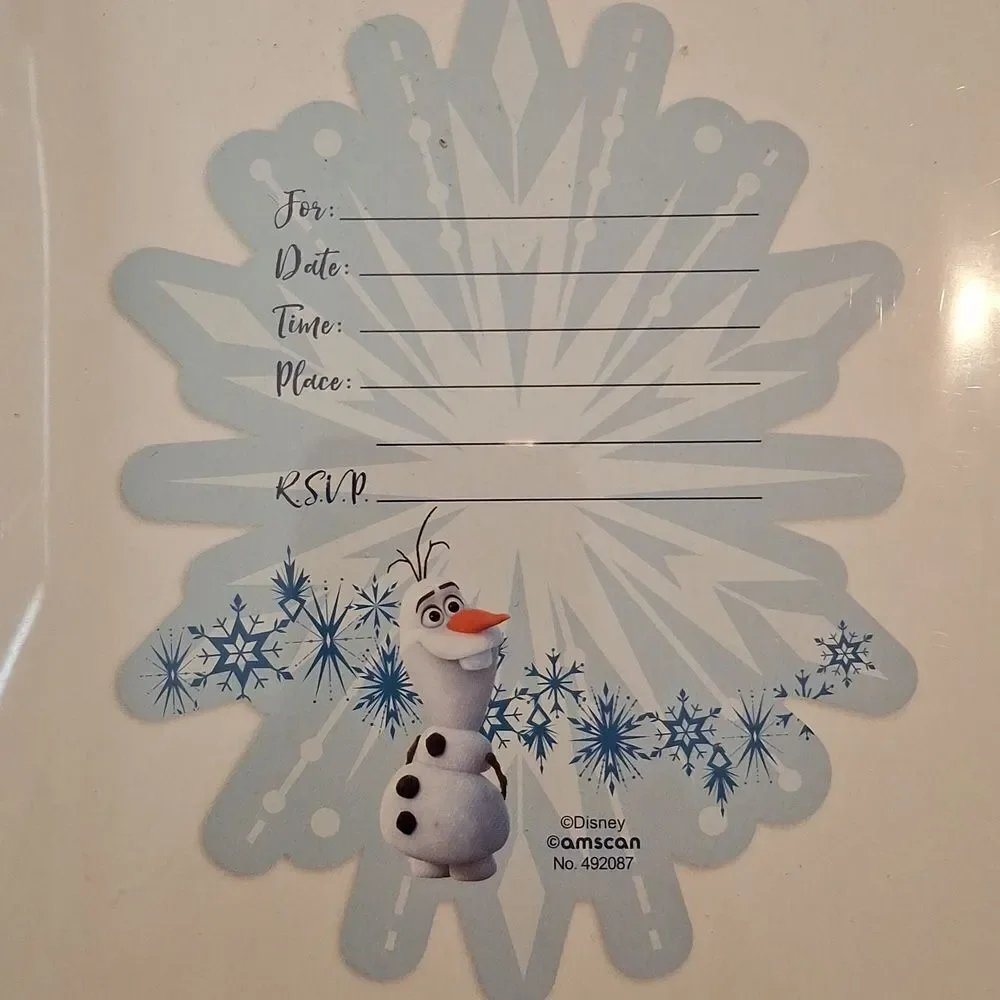 Disney Frozen II Birthday Party Invitations